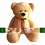GOGO 48" Lovely Light Brown Bear Plush Toy, Big Plush, Gift Idea