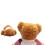 GOGO 27" Lovely Brown America Patriotic Bear Plush Toy, Gift Idea