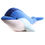 GOGO 37" Blue & Pink Pair Huge Dolphin Stuffed Plush Toy, Gift Idea