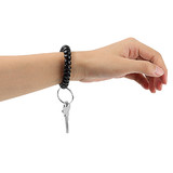 Aspire Wrist Coil Keychains, Wristlet Key Ring Holder, Stretchable Plastic Bracelet