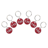 ASPIRE 200 Pieces Key Tag Set, Metal Rim Number Tag Key Ring (1-200)