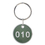 Aspire 20 PACK Metal Rim Key Tag, 30mm Dia. Numbered Key Rings Red 1-20