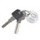 Aspire 25 PACK Numbered Key Chains, Stainless Steel Number ID Tag with Ring 26 to 50
