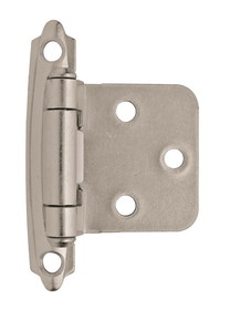 Amerock BPR3429BB Variable Overlay Self Closing Face Mount Cabinet Hinge