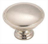Amerock 14403SCH Everyday Heritage 1-5/16 in (33 mm) Diameter Brushed Chrome Cabinet Knob