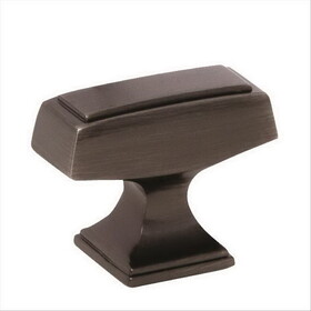 Amerock 2000748 MULHOLLAND Cabinet Knob 1-1/2 inch (38mm) Length GUNMETAL