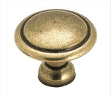 Amerock 848LB Everyday Heritage 1-3/8 inch (35mm) Diameter Light Antique Brass Cabinet Knob