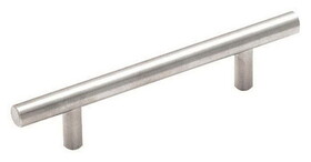 Amerock BP19011CSG9 Bar Pulls 3-3/4 inch (96mm) Center-to-Center Sterling Nickel Cabinet Pull