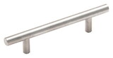 Amerock BP19011CSG9 Bar Pulls 3-3/4 inch (96mm) Center-to-Center Sterling Nickel Cabinet Pull