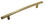 Amerock BP26204BBZ Cyprus 6-5/16 inch (160mm) Center-to-Center Golden Champagne Cabinet Pull