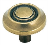 Amerock BP3423BB Everyday Heritage 1-1/4 inch (32mm) Diameter Burnished Brass Cabinet Knob
