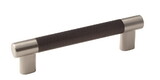 Amerock BP36558G10ORB Esquire 5-1/16 inch (128mm) Center-to-Center Satin Nickel/Oil-Rubbed Bronze Cabinet Pull