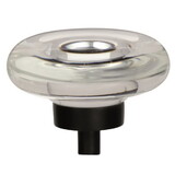 Amerock BP36652CBBZ Glacio 1-3/4 in (44 mm) Diameter Round Cabinet Knob