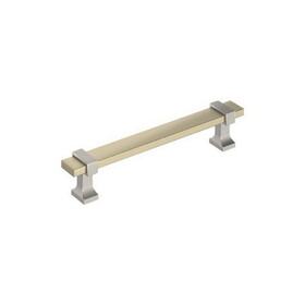 Amerock BP36682BBZG10 OVERTON 5-1/16 inch (128mm) Center-to-Center Cabinet Pull