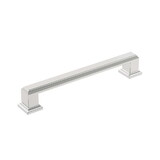 Amerock BP3676026 Appoint 5-1/16 inch (128mm) Center-to-Center Polished Chrome Cabinet Pull