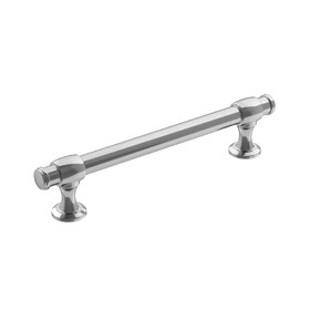 Amerock BP3676726 Winsome 5-1/16 inch (128mm) Center-to-Center Polished Chrome Cabinet Pull