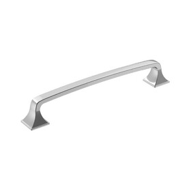 Amerock BP3677726 Ville 6-5/16 inch (160mm) Center-to-Center Polished Chrome Cabinet Pull