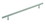 Amerock BP36804SS Bar Pulls 10-1/16 in (256 mm) Center-to-Center Hollow Stainless Steel Cabinet Pull
