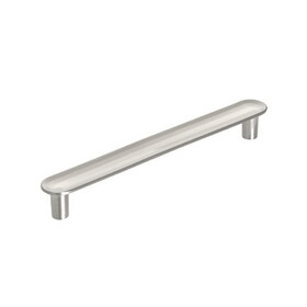 Amerock BP36831G10 Concentric 5-1/16 inch (128mm) Center-to-Center Satin Nickel Cabinet Pull