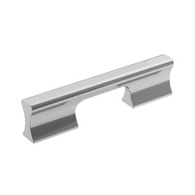 Amerock BP3683726 Status 3-3/4 inch (96mm) Center-to-Center Polished Chrome Cabinet Pull