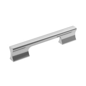 Amerock BP3683826 Status 5-1/16 inch (128mm) Center-to-Center Polished Chrome Cabinet Pull