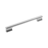 Amerock BP3684026 Status 8-13/16 inch (224mm) Center-to-Center Polished Chrome Cabinet Pull