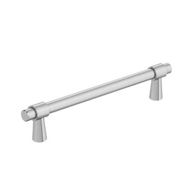 Amerock BP3685926 Destine 5-1/16 inch (128mm) Center-to-Center Polished Chrome Cabinet Pull
