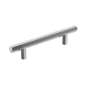 Amerock BP3687326 Caliber 3-3/4 inch (96mm) Center-to-Center Polished Chrome Cabinet Pull