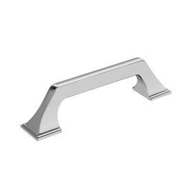 Amerock BP3688126 Exceed 3-3/4 inch (96mm) Center-to-Center Polished Chrome Cabinet Pull
