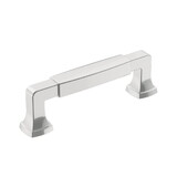 Amerock BP3688726 Stature 3-3/4 inch (96mm) Center-to-Center Polished Chrome Cabinet Pull