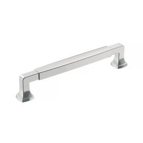 Amerock BP3688926 Stature 6-5/16 inch (160mm) Center-to-Center Polished Chrome Cabinet Pull