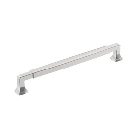 Amerock BP3689026 Stature 8-13/16 inch (224mm) Center-to-Center Polished Chrome Cabinet Pull