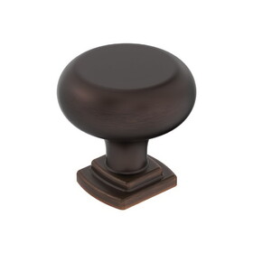 Amerock BP36893ORB Surpass Cabinet Knob 1-1/4 inch (32mm) Diameter Oil-Rubbed Bronze