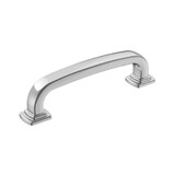 Amerock BP3689426 Surpass 3-3/4 inch (96mm) Center-to-Center Polished Chrome Cabinet Pull