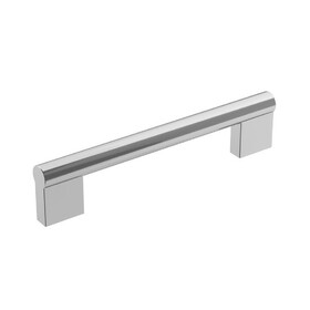 Amerock BP3691326 Versa 5-1/16 inch (128mm) Center-to-Center Polished Chrome Cabinet Pull