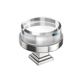 Amerock BP36976C26 GLACIO 1-1/2 inch (38mm) Diameter Premium Round Cabinet Knob