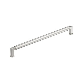 Amerock BP37489PN Balon Cabinet Pull 12-5/8 inch (320mm) Center-to-Center Polished Nickel