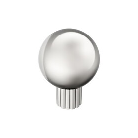 Amerock BP37700PN Cowrie Cabinet Knob 1-1/8 inch (29mm) Diameter Polished Nickel