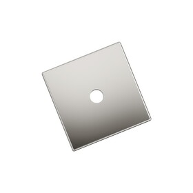Amerock BP37760PN Ladera Cabinet Knob Backplate 1-3/16 inch (30mm) Length Polished Nickel