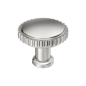 Amerock BP37800PN Farewind Cabinet Knob 1-1/4 inch (32mm) Diameter Polished Nickel