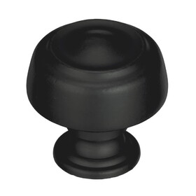 Amerock BP538072BBR Kane 1-5/8 inch (41mm) Diameter Black Bronze Cabinet Knob