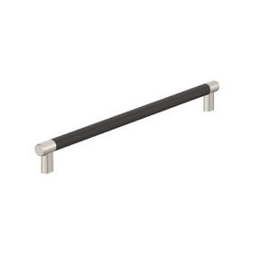 Amerock BP54041G10ORB Esquire 18 inch (457mm) Center-to-Center Satin Nickel/Oil-Rubbed Bronze Appliance Pull
