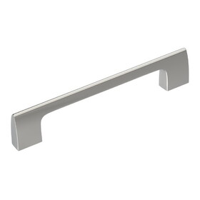 Amerock BP5536726 Riva 5-1/16 inch (128mm) Center-to-Center Polished Chrome Cabinet Pull