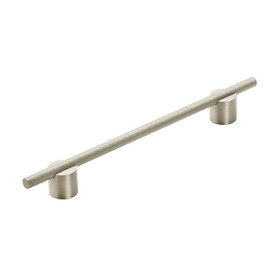 Amerock BP7414192SCSC Transcendent 7-9/16 inch (192mm) Center-to-Center Silver Champagne Cabinet Pull