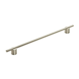 Amerock BP7414320SCSC Transcendent 12-5/8 inch (320mm) Center-to-Center Silver Champagne Cabinet Pull
