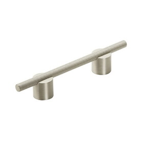 Amerock BP741496SCSC Transcendent 3-3/4 inch (96mm) Center-to-Center Silver Champagne Cabinet Pull