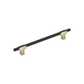 Amerock BP778192BBZMB URBANITE 7-9/16 inch (192mm) Center-to-Center Cabinet Pull