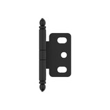 Amerock PK3180TBFB 3/4 in. (19 mm) Door Thickness Full Inset, Partial Wrap, Ball Tip Hinge - Each