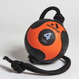 Aeromat 34520 Power Rope Medicine Ball - 4 Lb Black / Orange