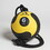 Aeromat 34521 Power Rope Medicine Ball - 6 Lb Black / Yellow